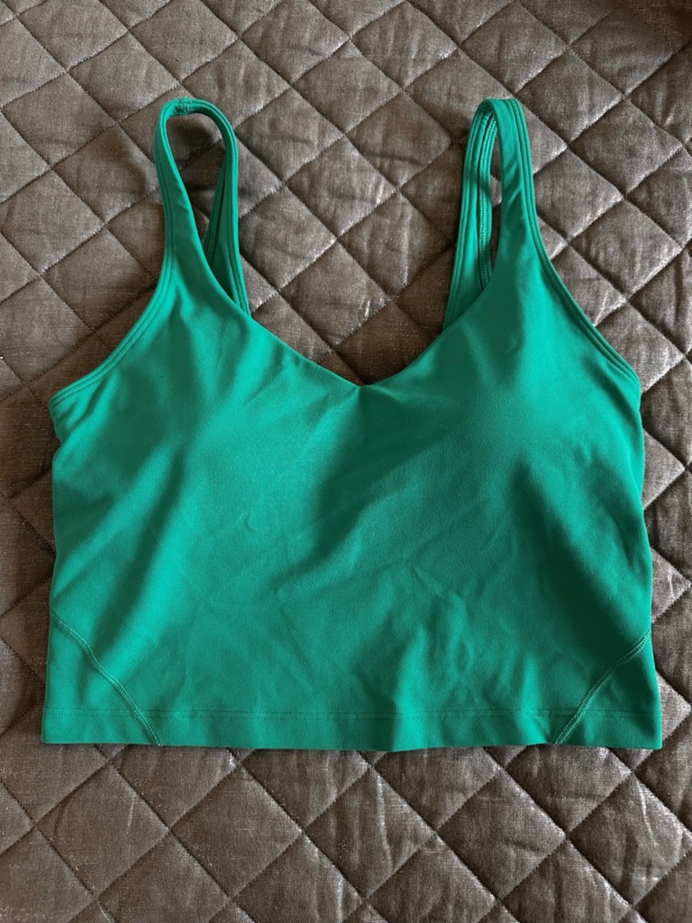 Lululemon Align Kelly Green tank top / sports bra top - size 8